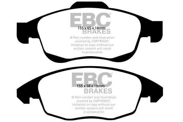 EBC DP21959 Brake Pad Set, disc brake DP21959: Buy near me in Poland at 2407.PL - Good price!