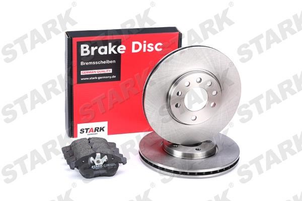 Stark SKBK-1090137 Front ventilated brake discs with pads, set SKBK1090137: Buy near me in Poland at 2407.PL - Good price!