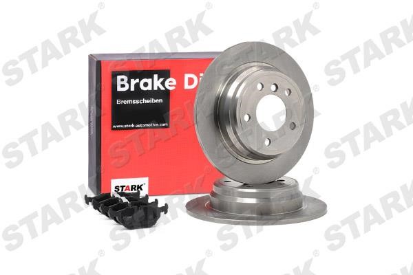 Stark SKBK-1090187 Brake discs with pads rear non-ventilated, set SKBK1090187: Buy near me in Poland at 2407.PL - Good price!