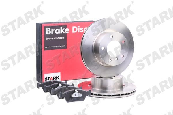 Stark SKBK-1090183 Front ventilated brake discs with pads, set SKBK1090183: Buy near me in Poland at 2407.PL - Good price!