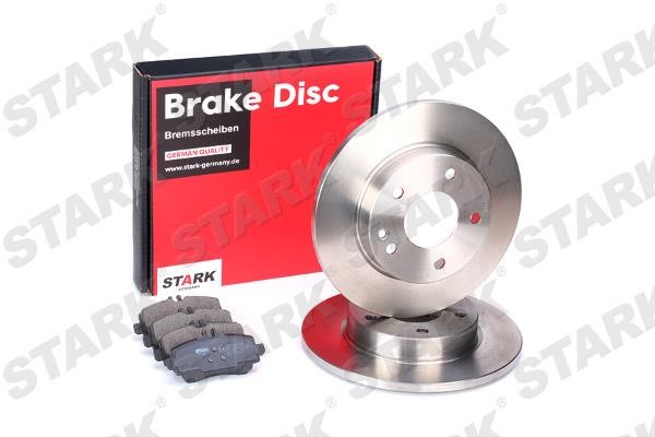 Stark SKBK-1090066 Brake discs with pads front non-ventilated, set SKBK1090066: Buy near me in Poland at 2407.PL - Good price!