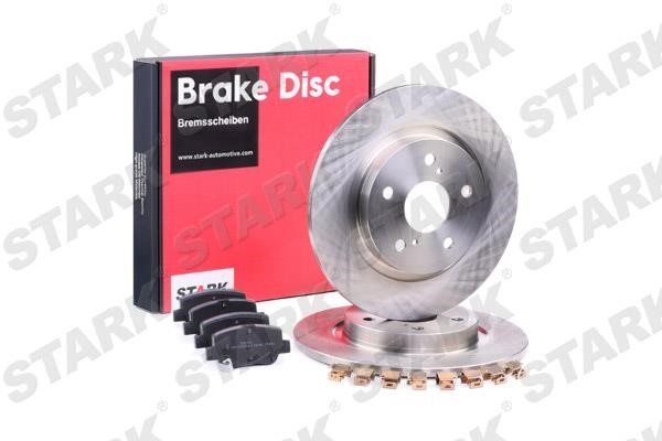 Stark SKBK-1090204 Brake discs with pads rear non-ventilated, set SKBK1090204: Buy near me in Poland at 2407.PL - Good price!