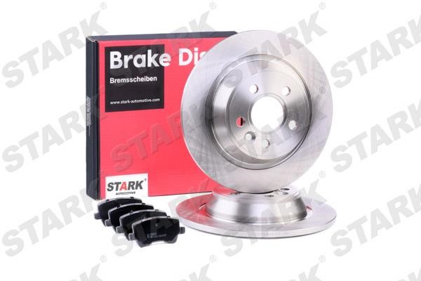 Stark SKBK-1090366 Brake discs with pads rear non-ventilated, set SKBK1090366: Buy near me in Poland at 2407.PL - Good price!