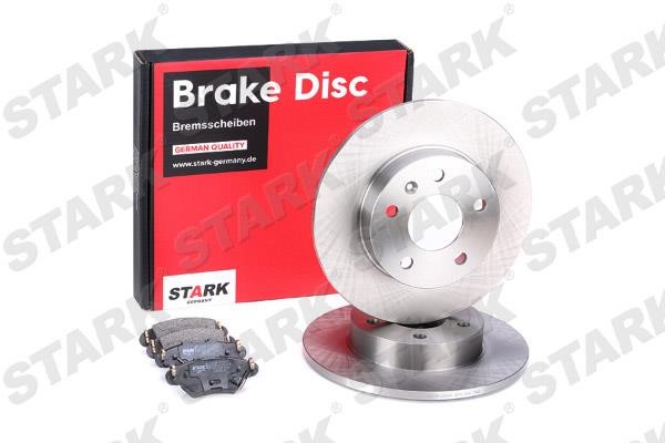 Stark SKBK-1090021 Brake discs with pads rear non-ventilated, set SKBK1090021: Buy near me in Poland at 2407.PL - Good price!