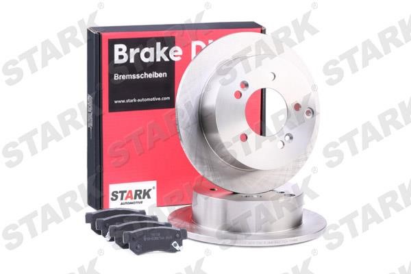 Stark SKBK-1090370 Brake discs with pads rear non-ventilated, set SKBK1090370: Buy near me in Poland at 2407.PL - Good price!