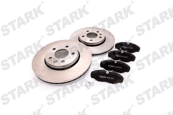 Stark SKBK-1090206 Front ventilated brake discs with pads, set SKBK1090206: Buy near me in Poland at 2407.PL - Good price!
