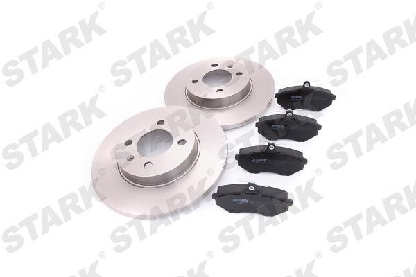 Stark SKBK-1090090 Brake discs with pads front non-ventilated, set SKBK1090090: Buy near me in Poland at 2407.PL - Good price!