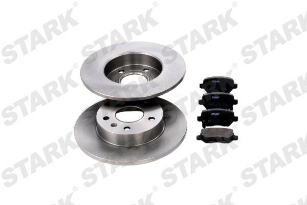 Stark SKBK-1090004 Brake discs with pads rear non-ventilated, set SKBK1090004: Buy near me at 2407.PL in Poland at an Affordable price!