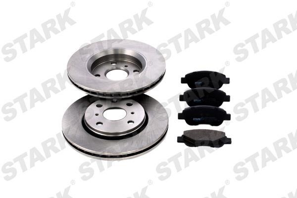 Stark SKBK-1090020 Front ventilated brake discs with pads, set SKBK1090020: Buy near me at 2407.PL in Poland at an Affordable price!