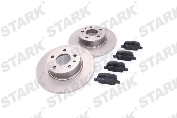 Stark SKBK-1090088 Brake discs with pads rear non-ventilated, set SKBK1090088: Buy near me at 2407.PL in Poland at an Affordable price!