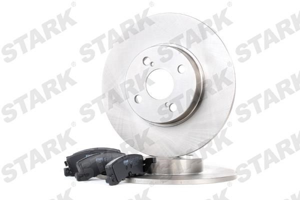 Stark SKBK-1090234 Brake discs with pads rear non-ventilated, set SKBK1090234: Buy near me at 2407.PL in Poland at an Affordable price!