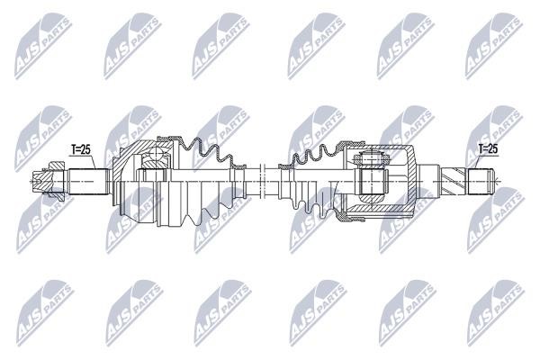 Drive shaft NTY NPW-FT-043