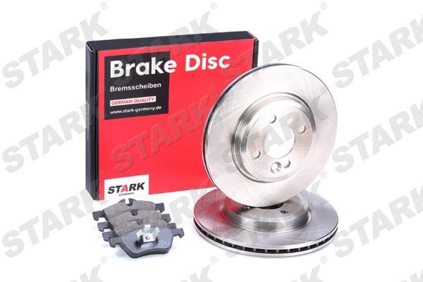 Stark SKBK-1090182 Front ventilated brake discs with pads, set SKBK1090182: Buy near me in Poland at 2407.PL - Good price!
