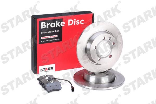 Stark SKBK-1090037 Brake discs with pads rear non-ventilated, set SKBK1090037: Buy near me in Poland at 2407.PL - Good price!
