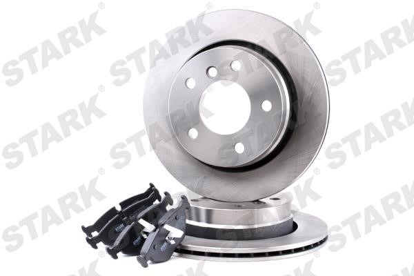 Stark SKBK-1090023 Rear ventilated brake discs with pads, set SKBK1090023: Buy near me in Poland at 2407.PL - Good price!