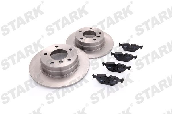 Stark SKBK-1090133 Brake discs with pads rear non-ventilated, set SKBK1090133: Buy near me in Poland at 2407.PL - Good price!