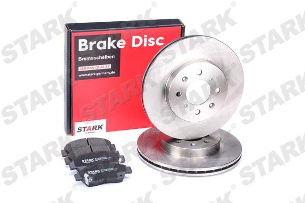 Stark SKBK-1090087 Front ventilated brake discs with pads, set SKBK1090087: Buy near me in Poland at 2407.PL - Good price!