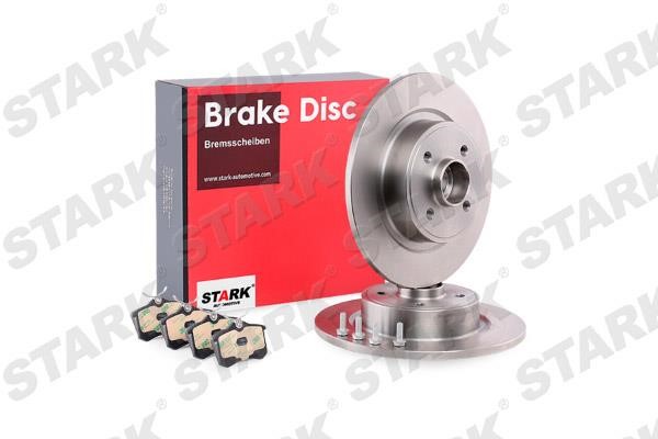 Stark SKBK-1090357 Brake discs with pads rear non-ventilated, set SKBK1090357: Buy near me in Poland at 2407.PL - Good price!