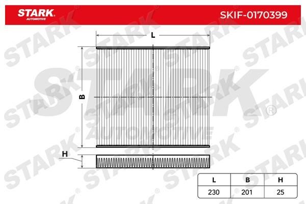 Stark SKIF-0170399 Filter, interior air SKIF0170399: Buy near me in Poland at 2407.PL - Good price!