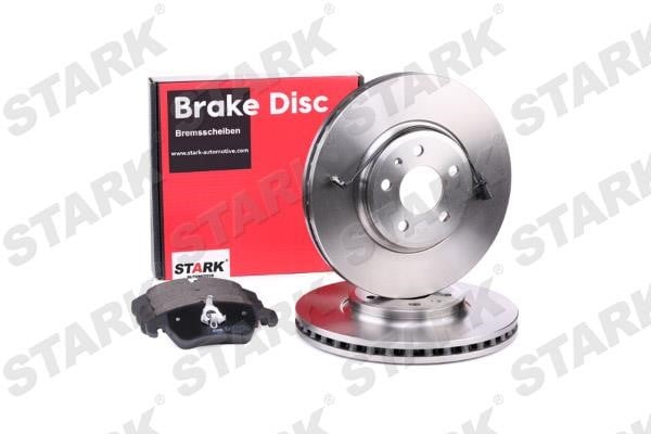 Stark SKBK-1090168 Front ventilated brake discs with pads, set SKBK1090168: Buy near me in Poland at 2407.PL - Good price!