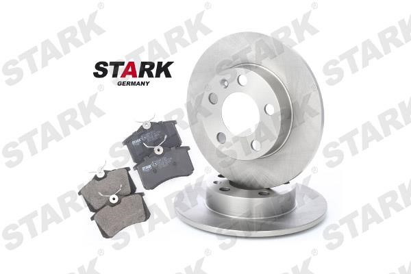 Stark SKBK-1090001 Диски тормозные с колодками задние невентилируемые, комплект SKBK1090001: Отличная цена - Купить в Польше на 2407.PL!
