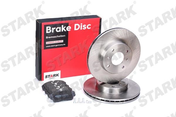 Stark SKBK-1090199 Front ventilated brake discs with pads, set SKBK1090199: Buy near me in Poland at 2407.PL - Good price!
