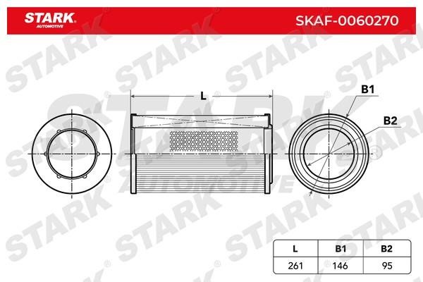 Stark SKAF-0060270 Filtr powietrza SKAF0060270: Dobra cena w Polsce na 2407.PL - Kup Teraz!