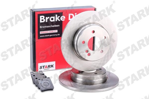 Stark SKBK-1090209 Brake discs with pads rear non-ventilated, set SKBK1090209: Buy near me in Poland at 2407.PL - Good price!