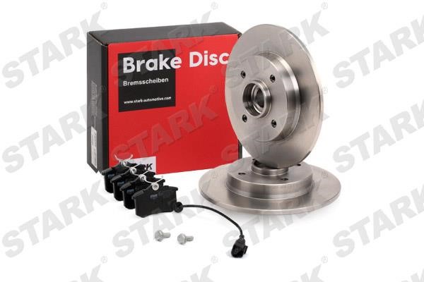Stark SKBK-1090245 Brake discs with pads rear non-ventilated, set SKBK1090245: Buy near me in Poland at 2407.PL - Good price!