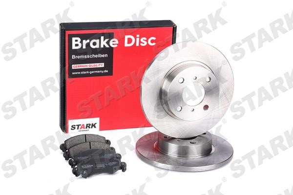 Stark SKBK-1090103 Brake discs with pads front non-ventilated, set SKBK1090103: Buy near me in Poland at 2407.PL - Good price!