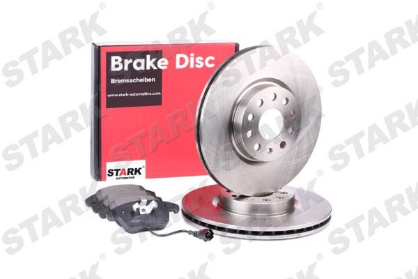 Stark SKBK-1090281 Front ventilated brake discs with pads, set SKBK1090281: Buy near me in Poland at 2407.PL - Good price!