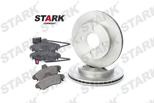 Stark SKBK-1090148 Rear ventilated brake discs with pads, set SKBK1090148: Buy near me in Poland at 2407.PL - Good price!