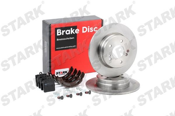 Stark SKBK-1090062 Brake discs with pads rear non-ventilated, set SKBK1090062: Buy near me in Poland at 2407.PL - Good price!