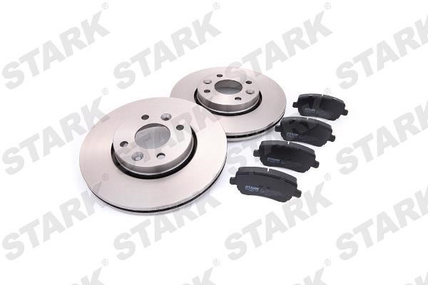 Stark SKBK-1090053 Front ventilated brake discs with pads, set SKBK1090053: Buy near me in Poland at 2407.PL - Good price!