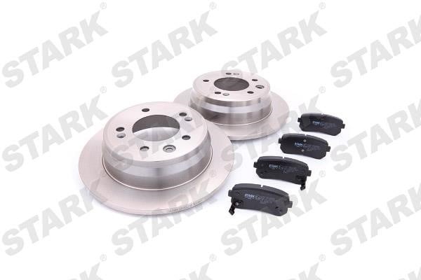 Stark SKBK-1090065 Brake discs with pads rear non-ventilated, set SKBK1090065: Buy near me in Poland at 2407.PL - Good price!