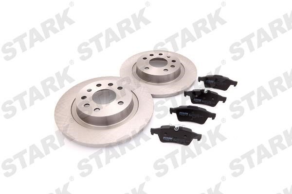 Stark SKBK-1090215 Brake discs with pads rear non-ventilated, set SKBK1090215: Buy near me in Poland at 2407.PL - Good price!