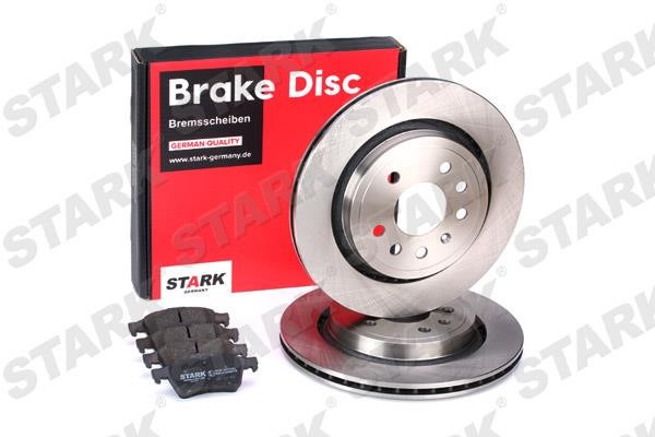 Stark SKBK-1090272 Rear ventilated brake discs with pads, set SKBK1090272: Buy near me in Poland at 2407.PL - Good price!