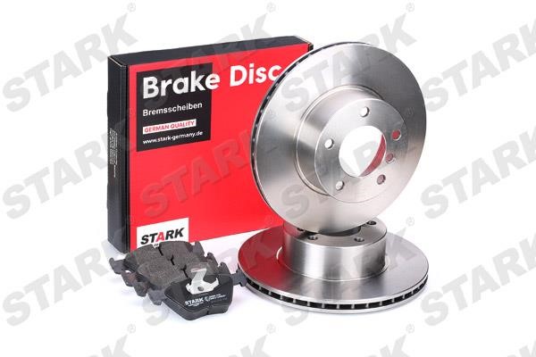 Stark SKBK-1090222 Front ventilated brake discs with pads, set SKBK1090222: Buy near me in Poland at 2407.PL - Good price!