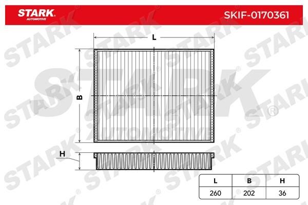 Stark SKIF-0170361 Filter, interior air SKIF0170361: Buy near me in Poland at 2407.PL - Good price!