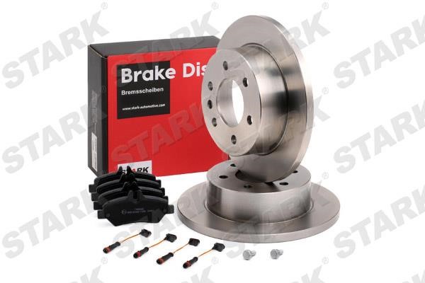 Stark SKBK-1090374 Brake discs with pads rear non-ventilated, set SKBK1090374: Buy near me in Poland at 2407.PL - Good price!