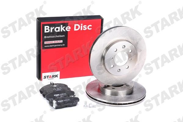 Stark SKBK-1090146 Front ventilated brake discs with pads, set SKBK1090146: Buy near me in Poland at 2407.PL - Good price!
