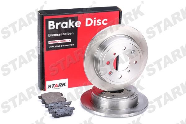 Stark SKBK-1090207 Brake discs with pads rear non-ventilated, set SKBK1090207: Buy near me in Poland at 2407.PL - Good price!