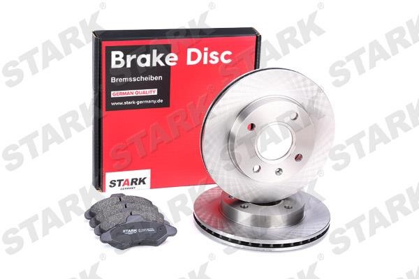 Stark SKBK-1090177 Front ventilated brake discs with pads, set SKBK1090177: Buy near me in Poland at 2407.PL - Good price!