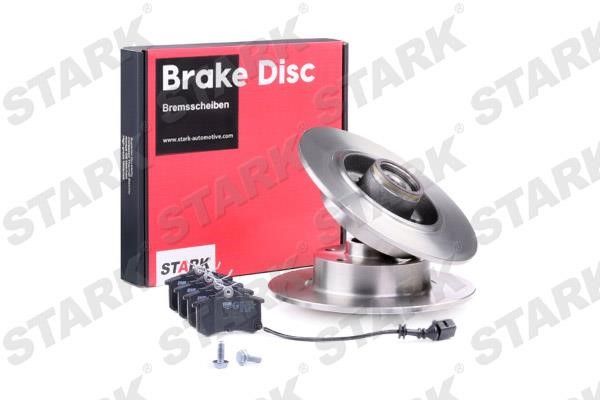 Stark SKBK-1090143 Brake discs with pads rear non-ventilated, set SKBK1090143: Buy near me in Poland at 2407.PL - Good price!