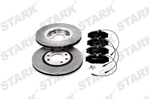 Stark SKBK-1090194 Front ventilated brake discs with pads, set SKBK1090194: Buy near me in Poland at 2407.PL - Good price!