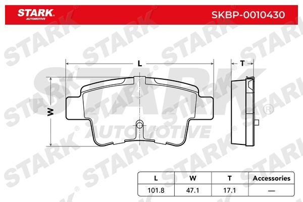 Stark Klocki hamulcowe, zestaw – cena