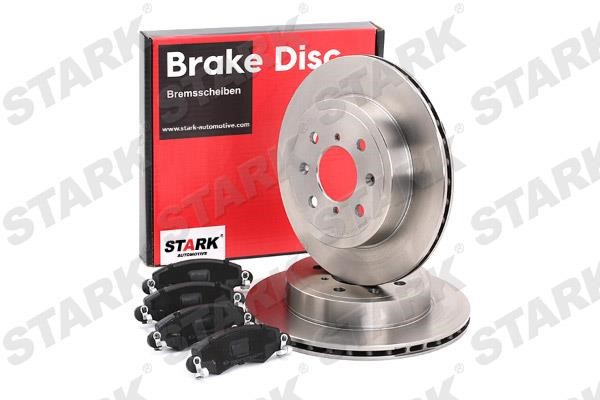 Stark SKBK-1090144 Front ventilated brake discs with pads, set SKBK1090144: Buy near me in Poland at 2407.PL - Good price!