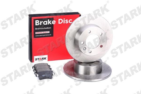 Stark SKBK-1090178 Brake discs with pads rear non-ventilated, set SKBK1090178: Buy near me in Poland at 2407.PL - Good price!