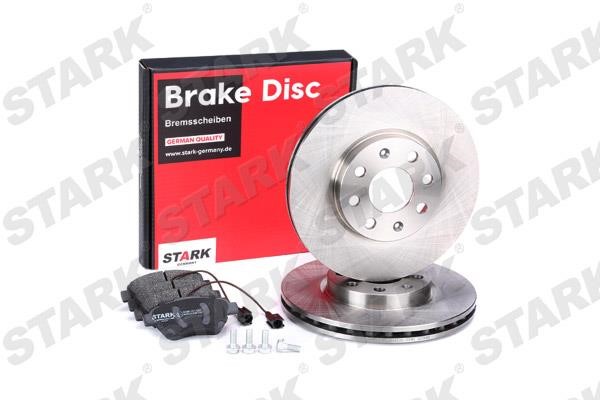 Stark SKBK-1090126 Front ventilated brake discs with pads, set SKBK1090126: Buy near me in Poland at 2407.PL - Good price!