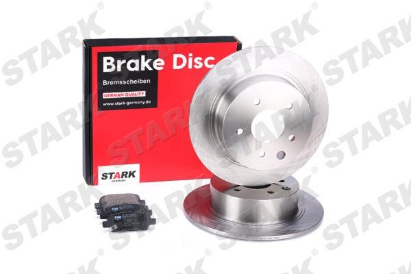 Stark SKBK-1090279 Brake discs with pads rear non-ventilated, set SKBK1090279: Buy near me in Poland at 2407.PL - Good price!